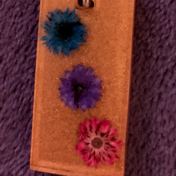 Brown Dried Flower Necklace - Picture 2 of 3